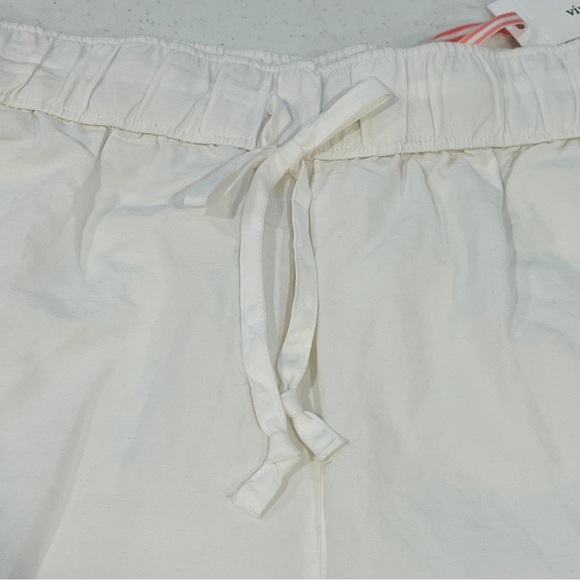 Vineyard Vines Linen Tie Waist Short White cap LARGE NWT - Picture 7 of 12